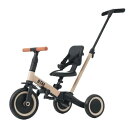 BTM 子供用三輪車 ベビーカー 5in1 三輪車のりもの 押し棒付き...(3)