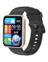 RUIMEN スマートウォッチ iPhone アンドロイド 対応 通話機能付き Smart Watch 1.85インチ大画面 レディース メンズ 腕時計 100+種類運動モード ゲーム 生理周期管理 Gmail/着信&メッセージ通知 スマ