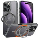 iPhone 16 Pro 用 ケース Magsafe対応 アイフォン16プロ カバー 360°回転スタンド Uovon スマホケース アイホン 16pro 携...