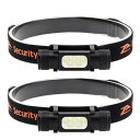 SecurityIng ヘッドライト 充電式 超明るい 2420ルーメン IPX6防水 ドイツ製OSLP8 LED ヘッドランプ 快適ヘッドバンド 軽量 180...