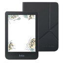 Kobo Clara Colour スリープカバー(ブラック)セット/カラー対応/タブレット/Eink / 6インチ / 電子書籍リーダー / 16 GB/防水 / IPX8 / Wi-Fi/タッチスクリーン/ComfortLight PRO