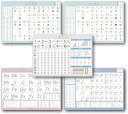 お風呂ポスター 入学祝い 5枚セット 【ひらがな カタカナ すうじ アルファベット ローマ字】 B3 知育 ポスター Archest