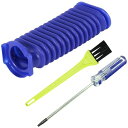 オーディオファン 掃除機青いホース蛇腹の交換 V6 V7 V8 V10 V11家庭用掃除機の付属品と互換性があります ソフトベルベットローラーサクションヘッドホース 掃除機ドラムの青いホースの交換