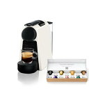 ネスプレッソ カプセル式コーヒーメーカー エッセンサ ミニ ピュアホワイト D 水タンク容量0.6L コンパクト 軽量 D30-WH-W