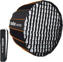 Godox QR-P120 120cm ソフトボックス ボウエンスマウント パラボリックソフトボックス クイックセットアップ グリッド付き 折りたたみ クイック...
