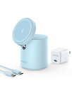 Anker 623 Magnetic Wireless Charger (MagGo)(マグネット式 2-in-1 ワイヤレス充電ステーション)【USB急速充電...