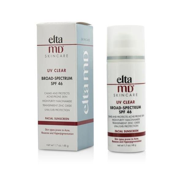 []G^md uv clear facial sunscreen - for skin types prone to acne rosacea & hyperpigmentation 48g[yVCO]