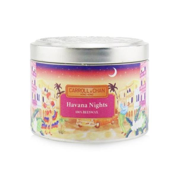 [送料無料]キャンドル・キャロル&チャン 100% beeswax tin candle - havana nights (8x6) cm[楽天海外直送]