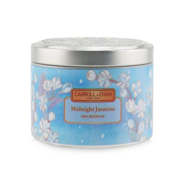 送料無料 キャンドル キャロル チャン 100 beeswax tin candle - midnight jasmine (8x6) cm 楽天海外直送
