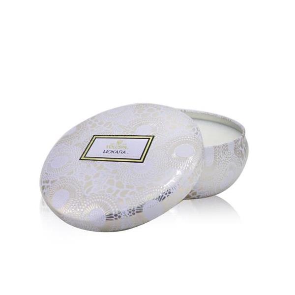 []{Xp 3 wick decorative tin candle - mokara 340g[yVCO]