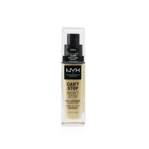 nyx　ニックス cant stop wont stop full coverage foundation - # vanilla 30ml