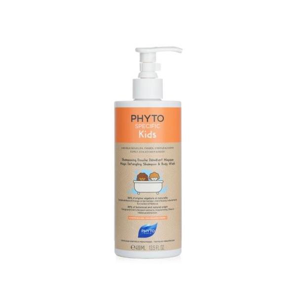 []tBg phyto specific kids magic detangling shampoo & body wash - curly coiled hair & body (for children 3 years+) 400ml[yVCO]