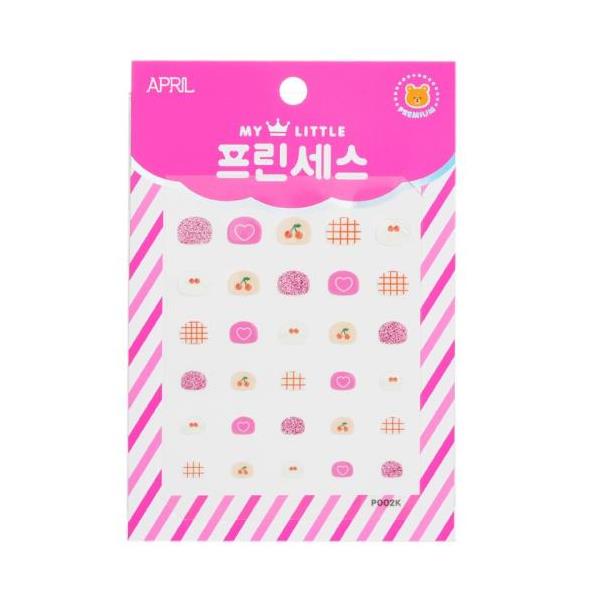 []april korea princess kids nail sticker - # p002k 1pack[yVCO]
