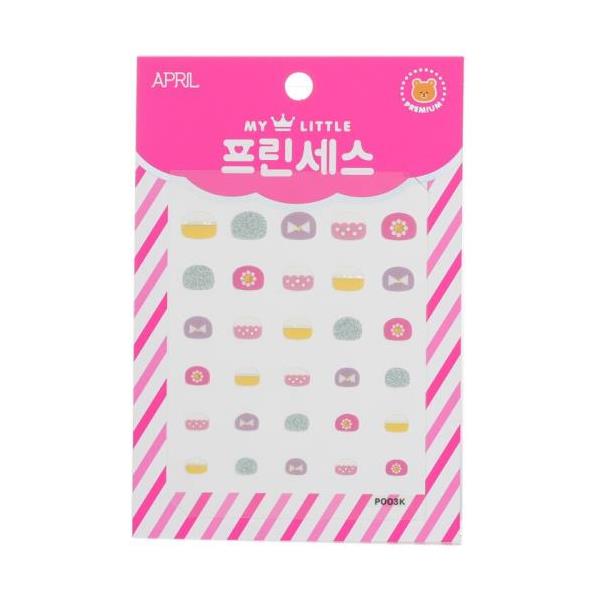 []april korea princess kids nail sticker - # p003k 1pack[yVCO]