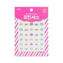 []april korea princess kids nail sticker - # p007k 1pack[yVCO]