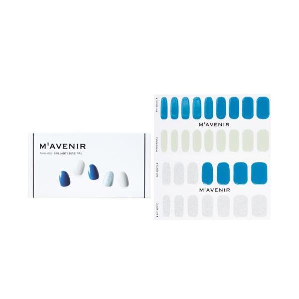 []mavenir nail sticker (blue) - # brillante blue nail 32pcs[yVCO]