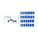 []mavenir nail sticker (blue) - # classic navy nail 32pcs[yVCO]