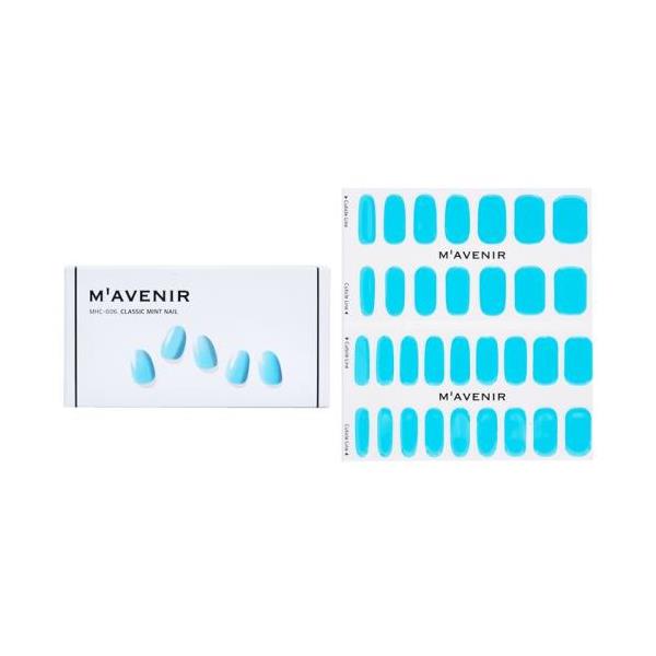 []mavenir nail sticker (blue) - # classic mint nail 32pcs[yVCO]