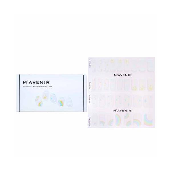 [送料無料]mavenir nail sticker (white) - # happy sunny day nail 32pcs[楽天海外直送]