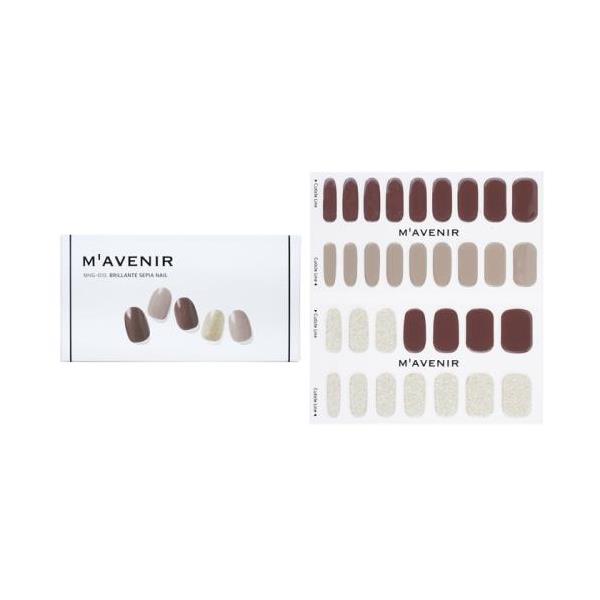 []mavenir nail sticker (assorted colour) - # brillante sepia nail 32pcs[yVCO]