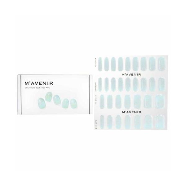 []mavenir nail sticker (blue) - # blue soda nail 32pcs[yVCO]