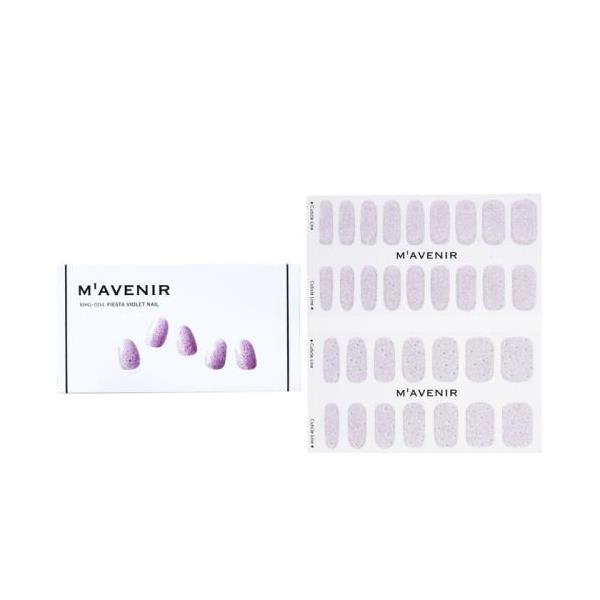 []mavenir nail sticker (purple) - # fiesta violet nail 32pcs[yVCO]