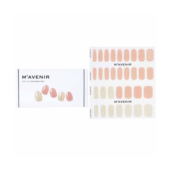 []mavenir nail sticker (pink) - # gold beach nail 32pcs[yVCO]