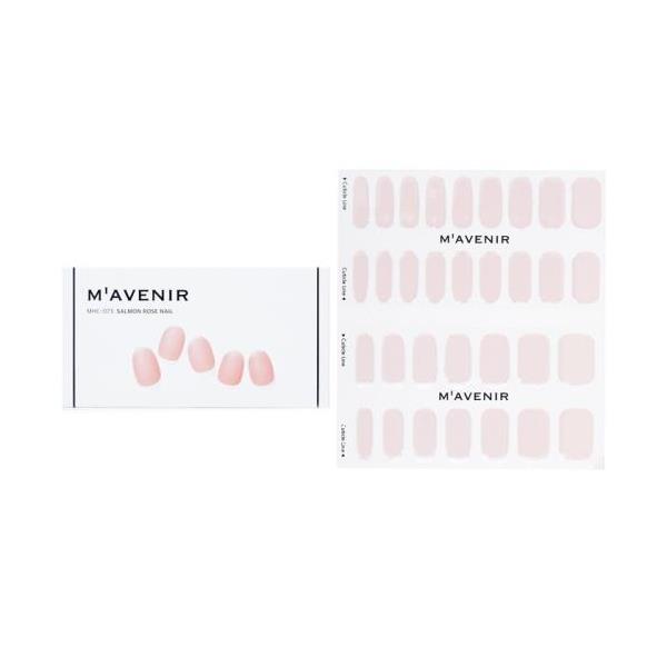 []mavenir nail sticker (pink) - # salmon rose nail 32pcs[yVCO]