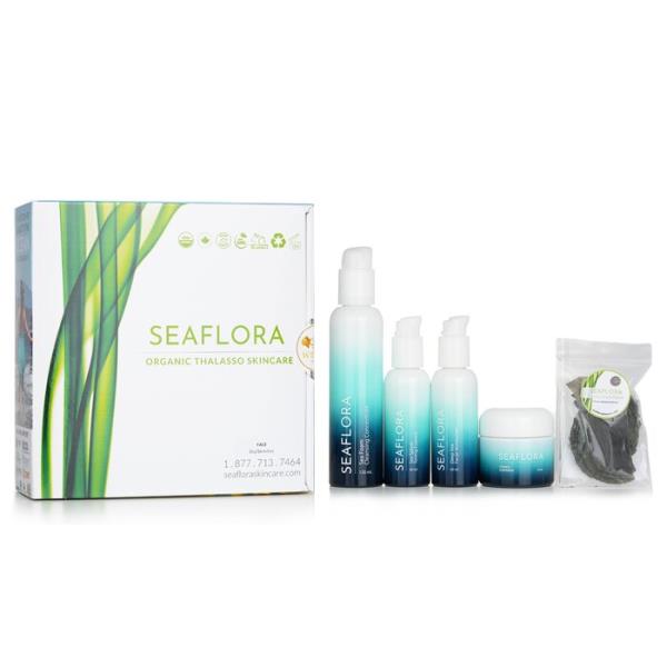 []seaflora organic thalasso skincare set: 5pcs[yVCO]