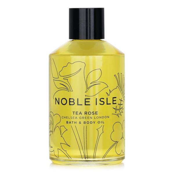 []noble isle tea rose bath & body oil 250ml[yVCO]