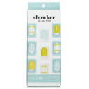 cololab showker gel nail strip # csa611 pastel check 1pcs[yVCO]