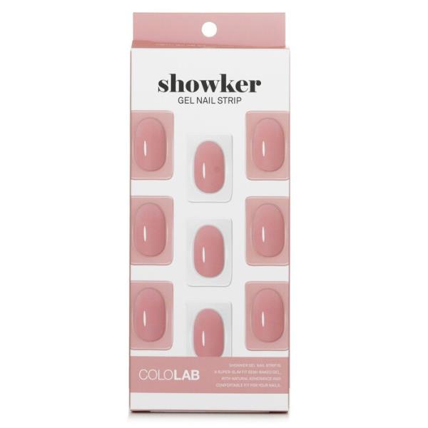 []cololab showker gel nail strip # csf111 goddess coral pink 1pcs[yVCO]