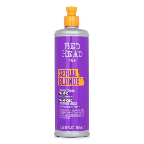 送料無料 ティジー bed head serial blonde purple toning shampoo (for cool blondes) 400ml 楽天海外直送