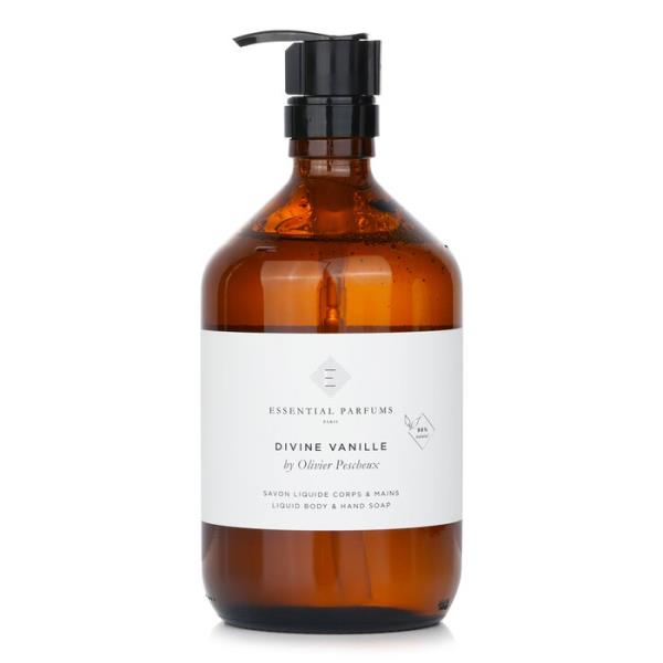 [送料無料]essential parfums divine vanille by olivier pescheux liquid body & hand soap 500ml[楽天海外直送]