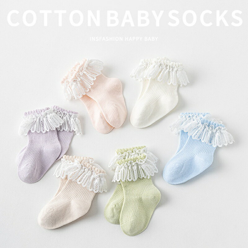 赤ちゃん 靴下 ベビー靴下 キッズ靴下 子供 ベビー ソックス レースソックス フォーマル靴下 女の子 フ..