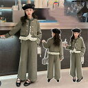 卒業式 スーツ 女の子 小学生 パンツスーツ 2点セット 子供服 キッズスーツ 子供スーツ かっこいい 子供 スーツ セットアップ 入学式 フォーマルスーツ 長袖ジャケット ロングパンツ 春秋 小学校 七五三 韓国風 卒服 発表会 ジュニア 中学生 高校生 成人式 女子高生 120-170