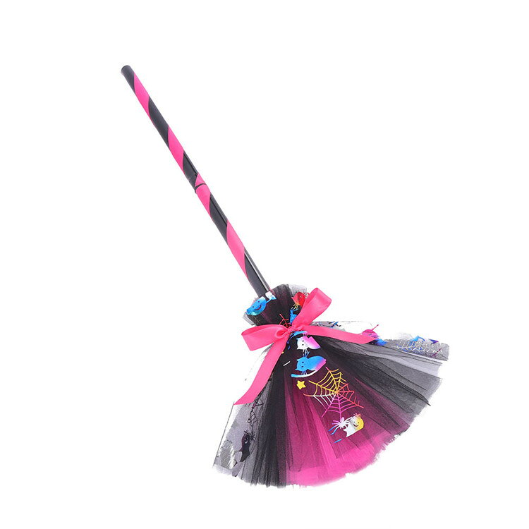 乐天商城 - 13colors ハロウィン ほうき 魔女 子供 ほうき 小道具 パーティー 装飾 ハロウィン コスチューム デコレーション カラフル 可愛い 子供用 パーティーグッズ 団体 演出 プレゼント