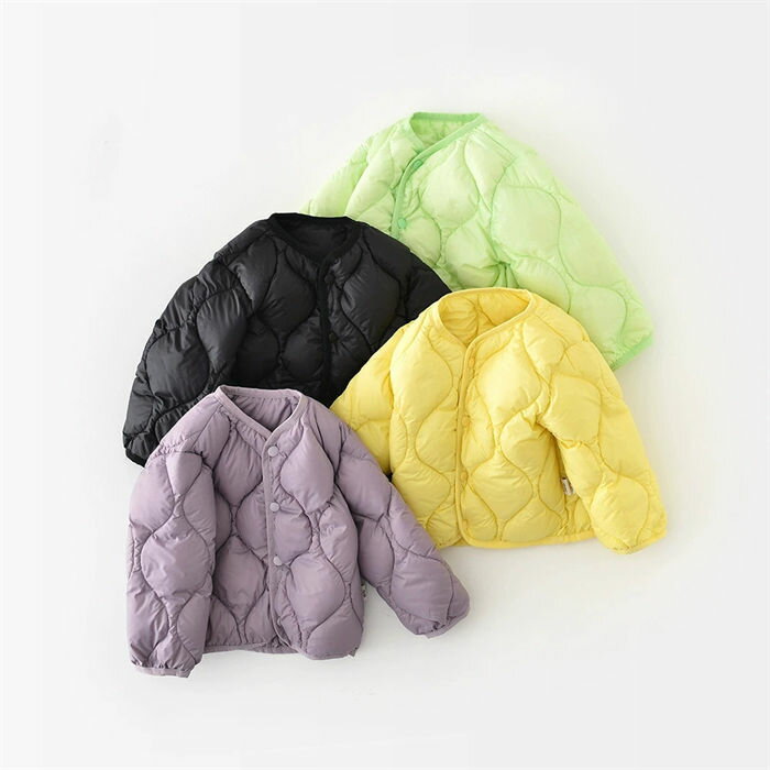 子供 ダウンジャケット 男の子 女の子 軽い ベビー服 キッズ ダウンコート 男児 女児 薄手 軽量 ショー..