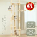 【今だけ80%OFF→最安値5118円】キャットタワー 突っ張り スリム 透明宇宙船 猫タワー 多頭飼い 爪とぎ おしゃれ 大型猫 麻紐 安定性抜群 猫ハウス ネコ 猫用 運動不足 高さ調整 hmm-g01002