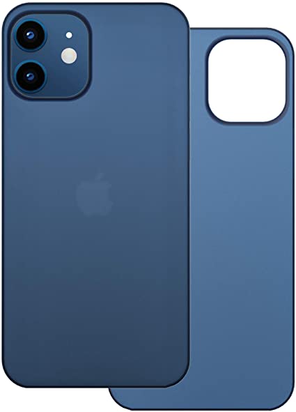 CASEFINITE Frost Air フロストエア iPhone 12 mini 対応 薄型 ケース メタリックブルー FA1254M