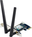 OKN PCIe WiFi 6E ワイヤレス アダプター 無線LAN 6GHzをサポート Wi-Fi 6e PCI-Express Bluetooth 5.2 3000Mbps Windows10/11対応