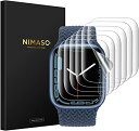 6枚組 NIMASO フィルム 45mm Apple Watch series 7 対応 apple watch7 保護フィルム アップルウォッチ 用 NSW21J362