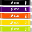 iECO エクササイズバンド トレーニングチューブ 筋トレ チューブ ストレッチゴムバンド ループバンド ゴムチューブ 美尻 ヒップアップ ヨガ ピラティス