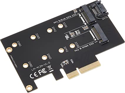アイネックス M.2 NVMe SSD変換PCIeカード SATAコンボ AIF-09