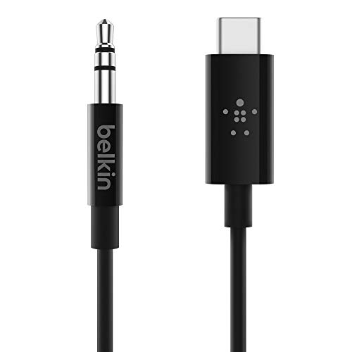 Belkin 変換ケーブル USB-C to 3.5mm RockStar ブラック F7U079BT03-BLK-A