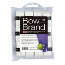 BOWBRAND(ボウブランド) オーバーグリップテープ12本巻 ウェットタイプ ホワイト BOW012-WH BOW012-WH