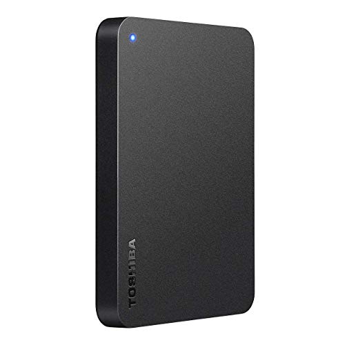 東芝 Canvio 1TB USB3.2(Gen1)対応 ポータブルHDD PC/TV対応 バッファローサポート 国内メーカー 故障予測 外付け Mac ブラック HD-TPA1U3-B/N