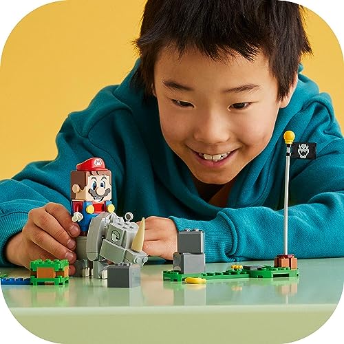 レゴ(LEGO) スーパーマリオ 走れ サイのランビ 71420 おもちゃ ブロック プレゼント 冒険 男の子 女の子 7歳 ~ 3