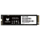 Acer Predator SSD 2TB PCIe Gen4x4 NVMe1.4 M.2 2280 新型PS5 / PS5動作確認済み R:7200MB/s W:6300MB/s 3D NAND TLC GM7-2TB メーカー5年保証 正規販売代理