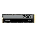 Lexar SSD 2TB PCIe Gen4x4 M.2 NVMe 2280 OtFMV[g PS5mFς R:7400MB/s W:6500MB/s NM790 ϋv3D NAND Ki [J[5Nۏ